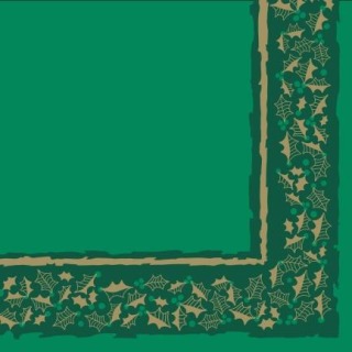 33cm 2 Ply Napkin Green Twelfth Night